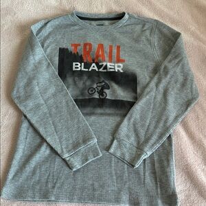 Gray Trail Blazer Long Sleeve Shirt